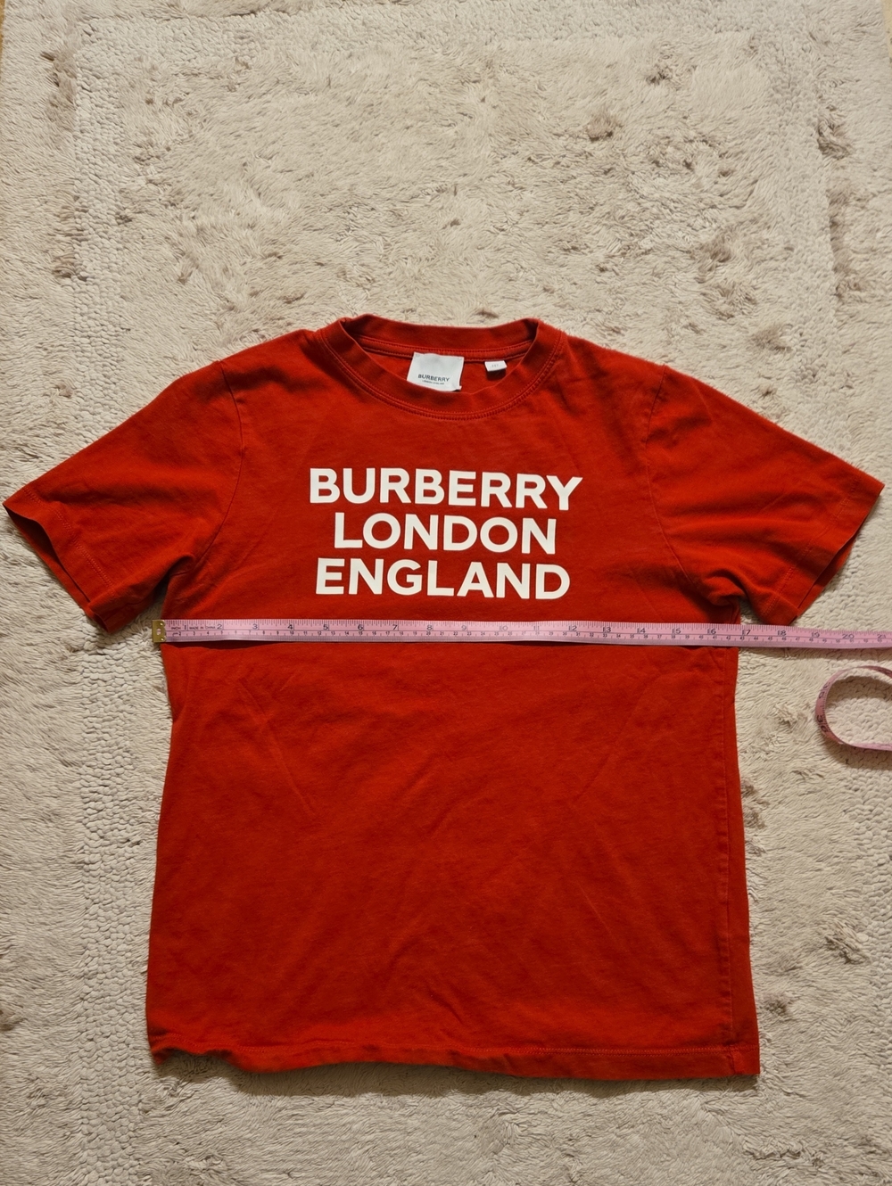 Burberry Red Tshirt Sizr 12-13